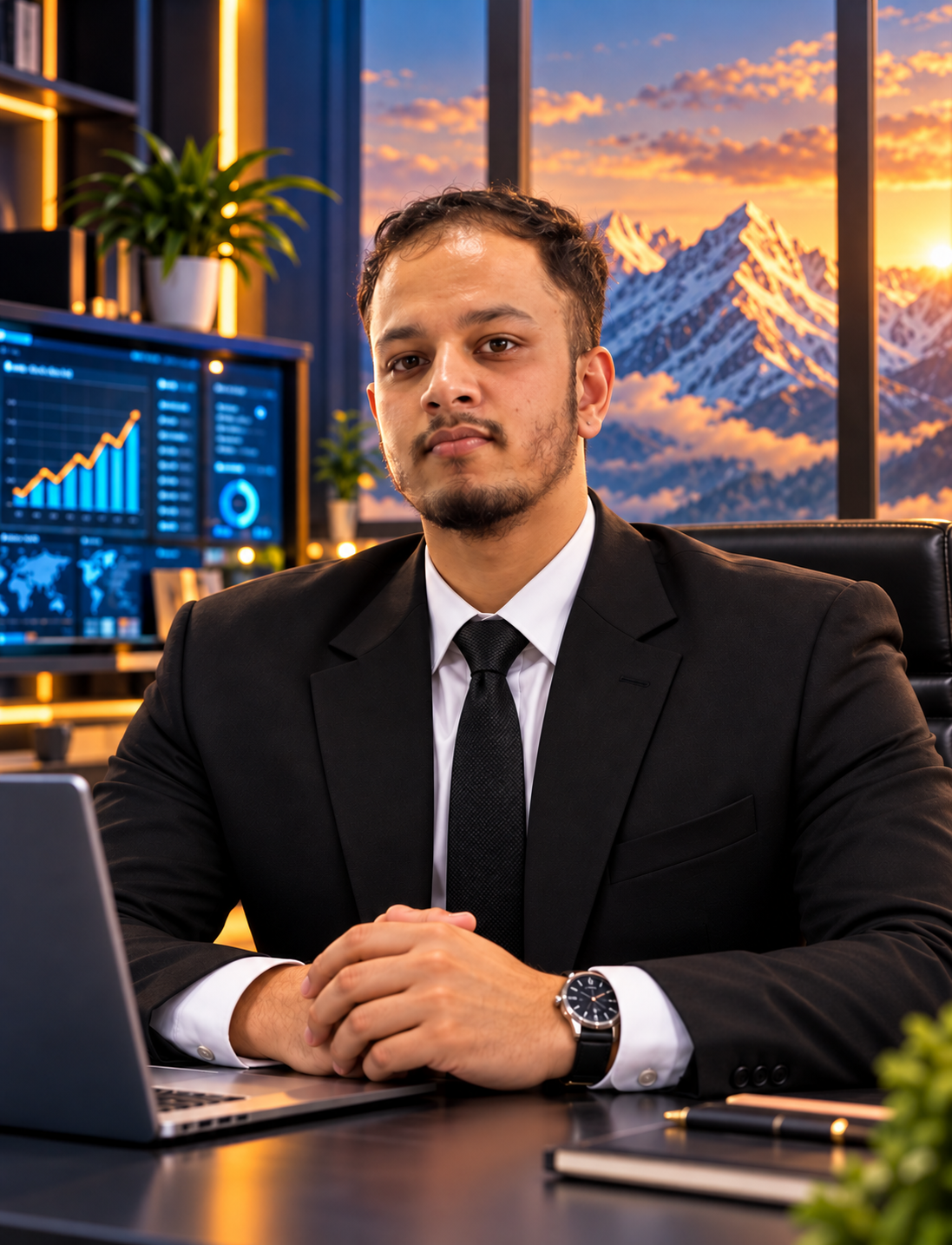 Shikshyan Kuikel, Himalayan S&R Business Services team